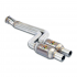 Front section with 200 CPSI catalytic converters